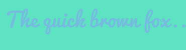 Image with Font Color 75BBE0 and Background Color 5DE3C1